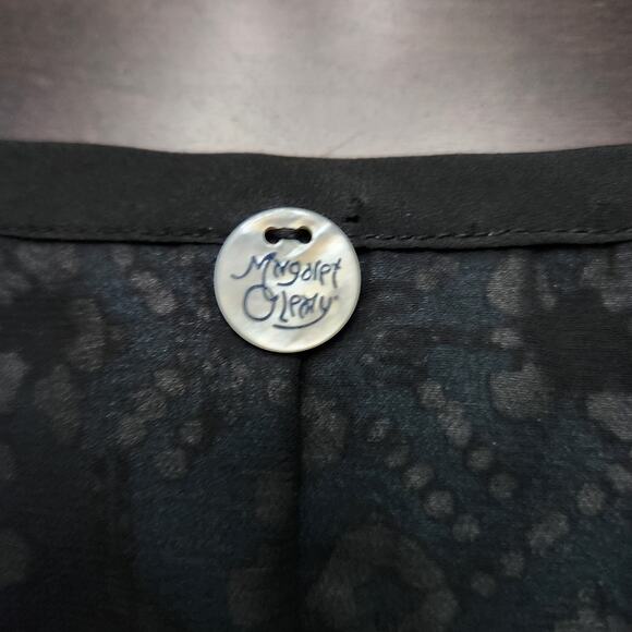 Margaret O'Leary Floral Back Cut Out Maxi Dress Size Small - Picture 5 of 7